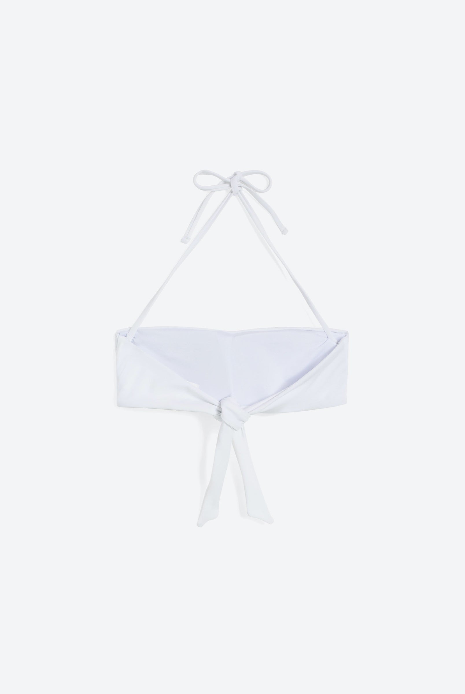 Bandeau-Bikinioberteil mit Freddy Logo - WHITE