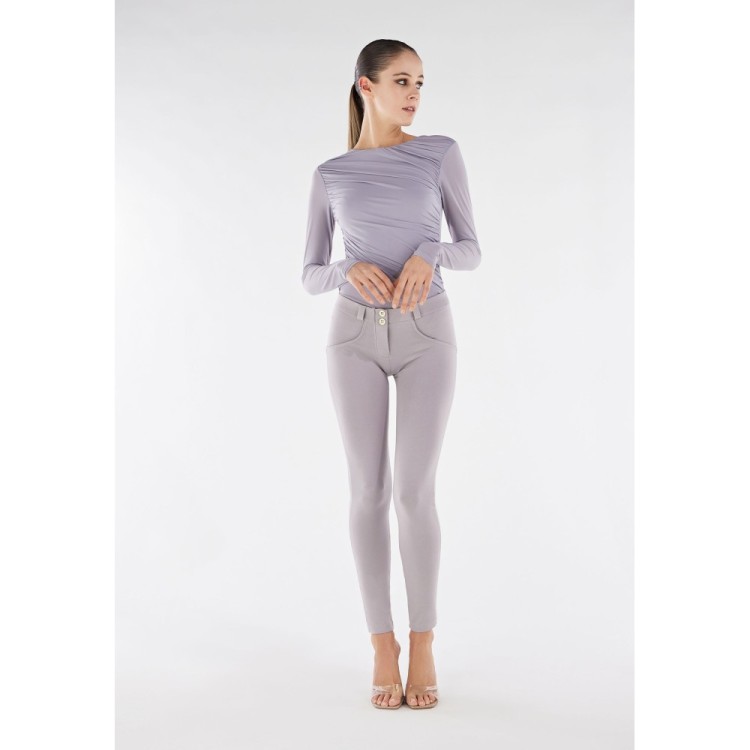 Freddy WR.UP® Eco - Regular Waist Super Skinny - G121 - Bright Grey