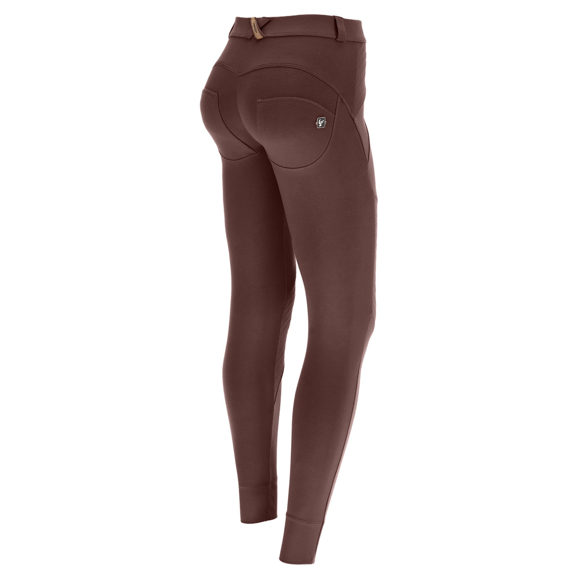 Freddy WR.UP® Push-Up Pants - Regular Waist Super Skinny - Biker-Style - M29 - Dark Brown