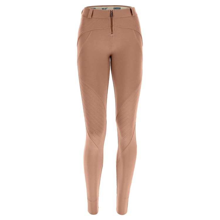 Freddy WR.UP® Push-Up Pants - Regular Waist Super Skinny - Biker-Style - P80 - Dark Beige