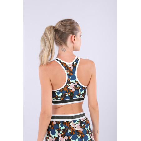 Floral Yoga Top - Made in Italy - BMP - Blommig