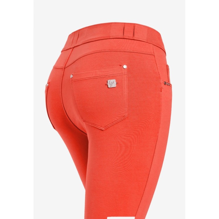 Freddy N.O.W.® Pants - 7/8 Mid Waist Super Skinny - R126 - Red