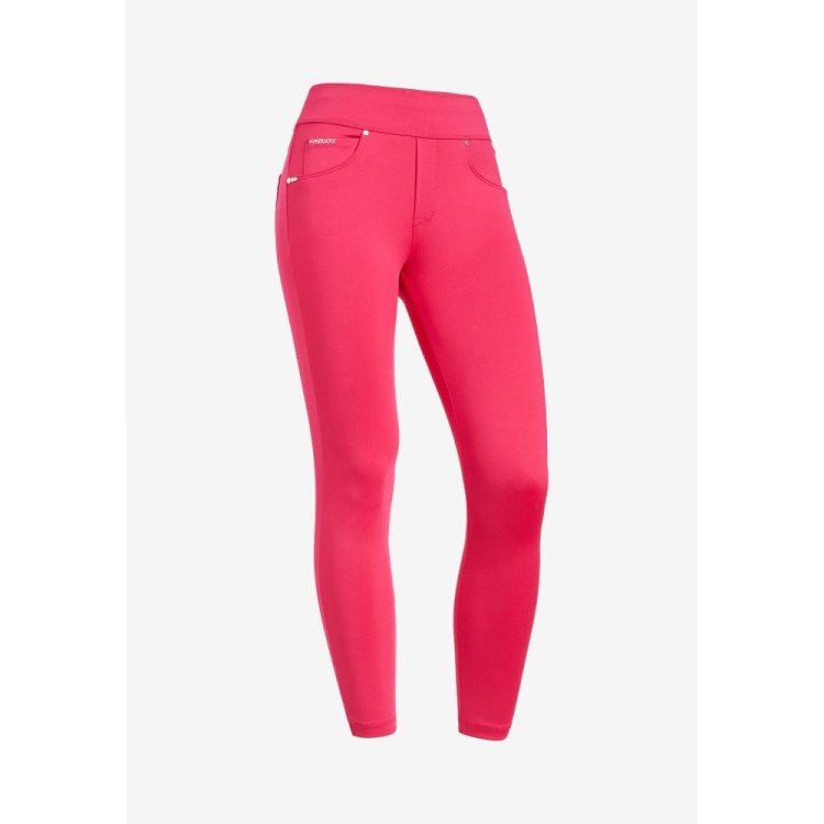 Freddy N.O.W.® Yoga Tech Pants - 7/8 Mid Waist Super Skinny - F99 - Pink