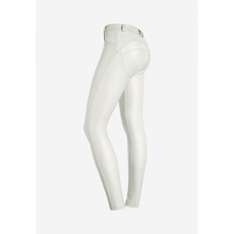 Freddy WR.UP® Vegan Leather Pants - Regular High Waist Skinny - I35 - White