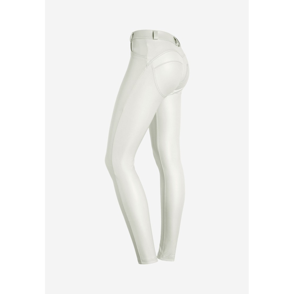 Freddy WR.UP® Vegan Leather Pants - Regular High Waist Skinny - I35 - White