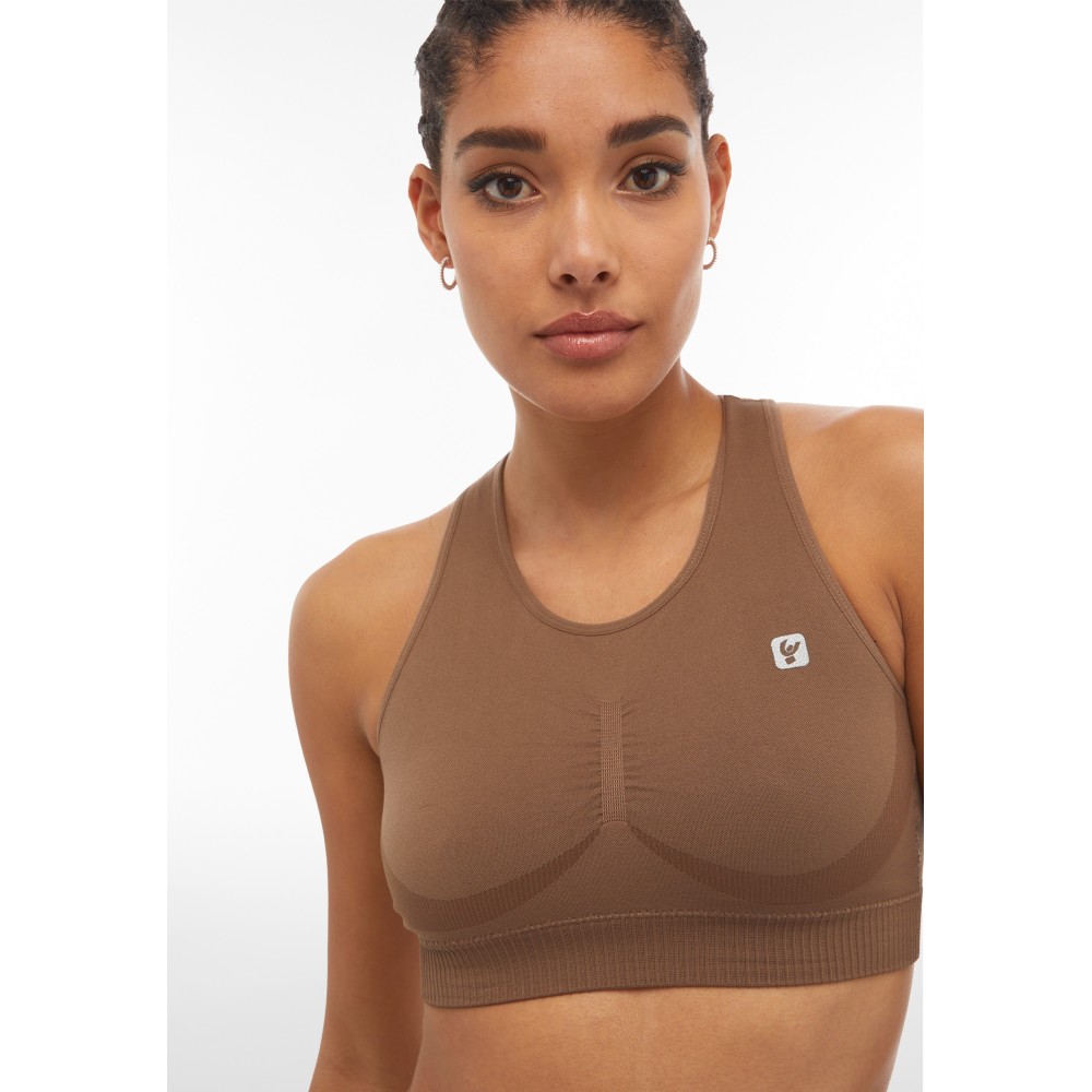 Freddy Seamless Sport Top - M105 -  Brown