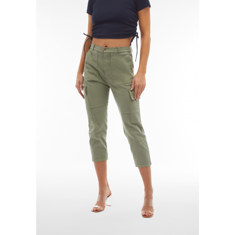 Freddy Fit Jeans - Super High Waist - Cargo - Green