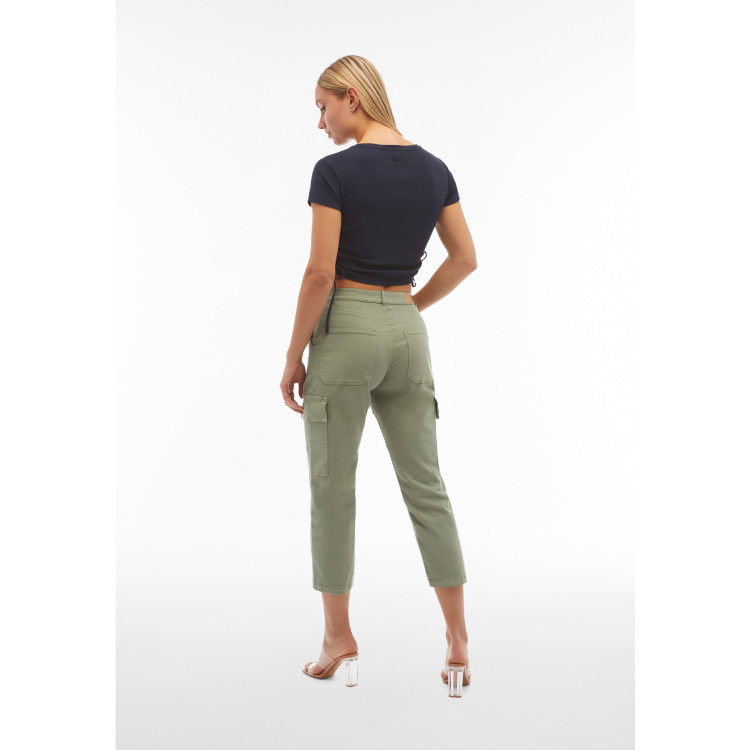 Freddy Fit Jeans - Super High Waist - Cargo - Green