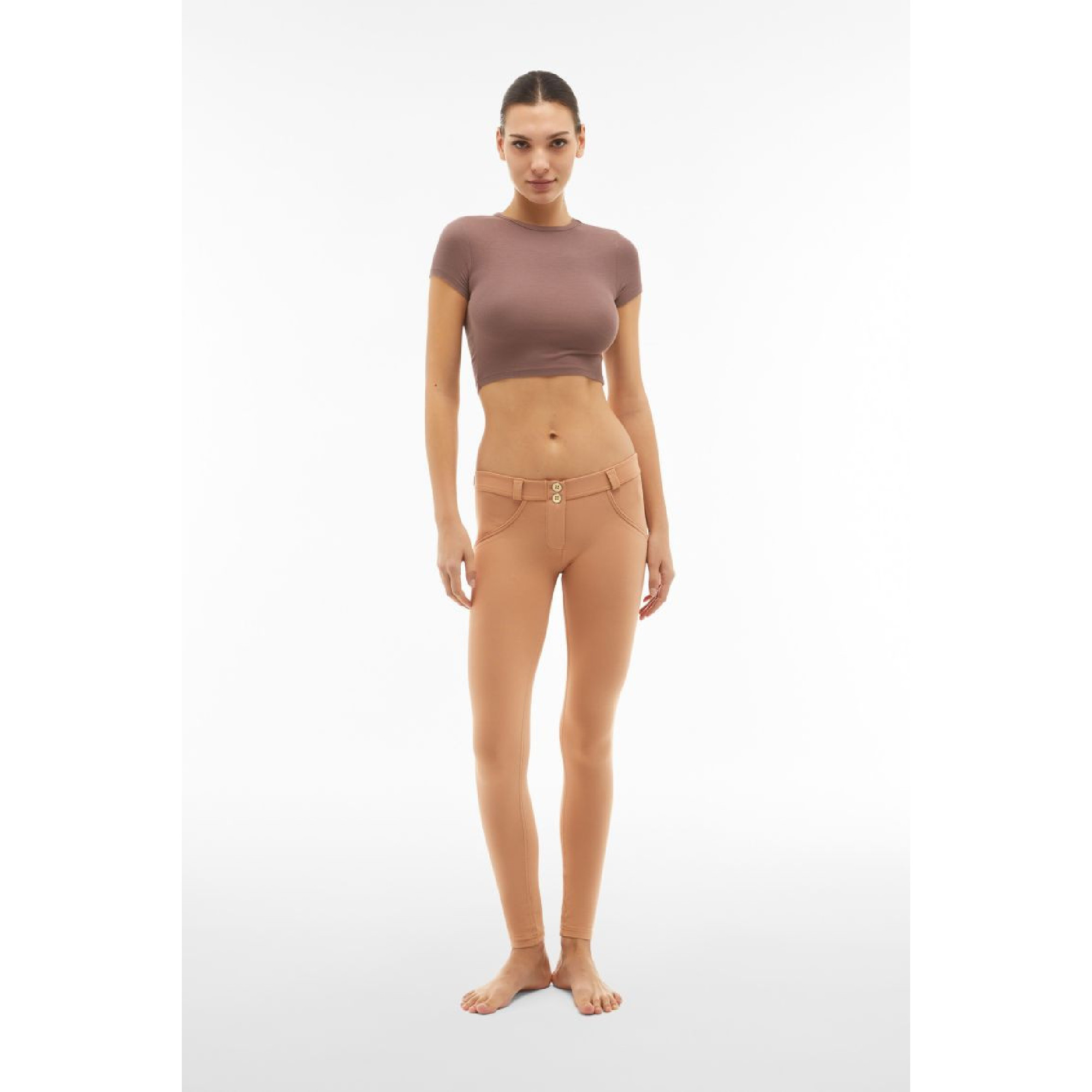 Freddy WR.UP® Eco - Low Waist Skinny - M44 - Beige