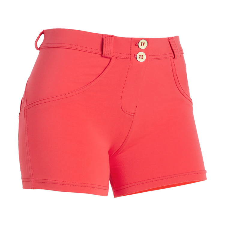 Freddy WR.UP® Push-Up Shorts - Regular Waist Skinny - Red - R126