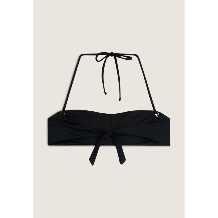 Freddy Bandeau-Bikinioberteil mit Freddy Logo - BLACK