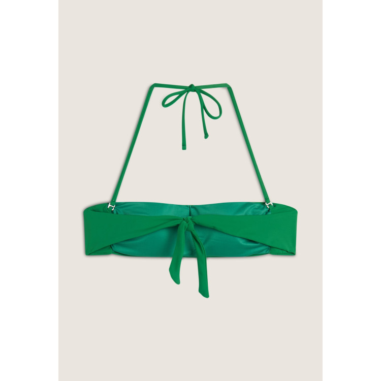 Freddy Bandeau-Bikinioberteil mit Freddy Logo - GREEN