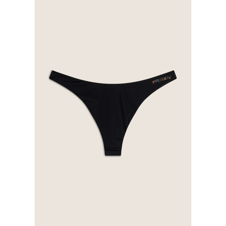 Freddy Bikinihose mit Strassverzierung - BLACK