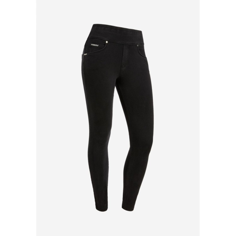 Freddy N.O.W.® Yoga Jeans - Mid Waist Skinny - J7N - Black – Black Seams