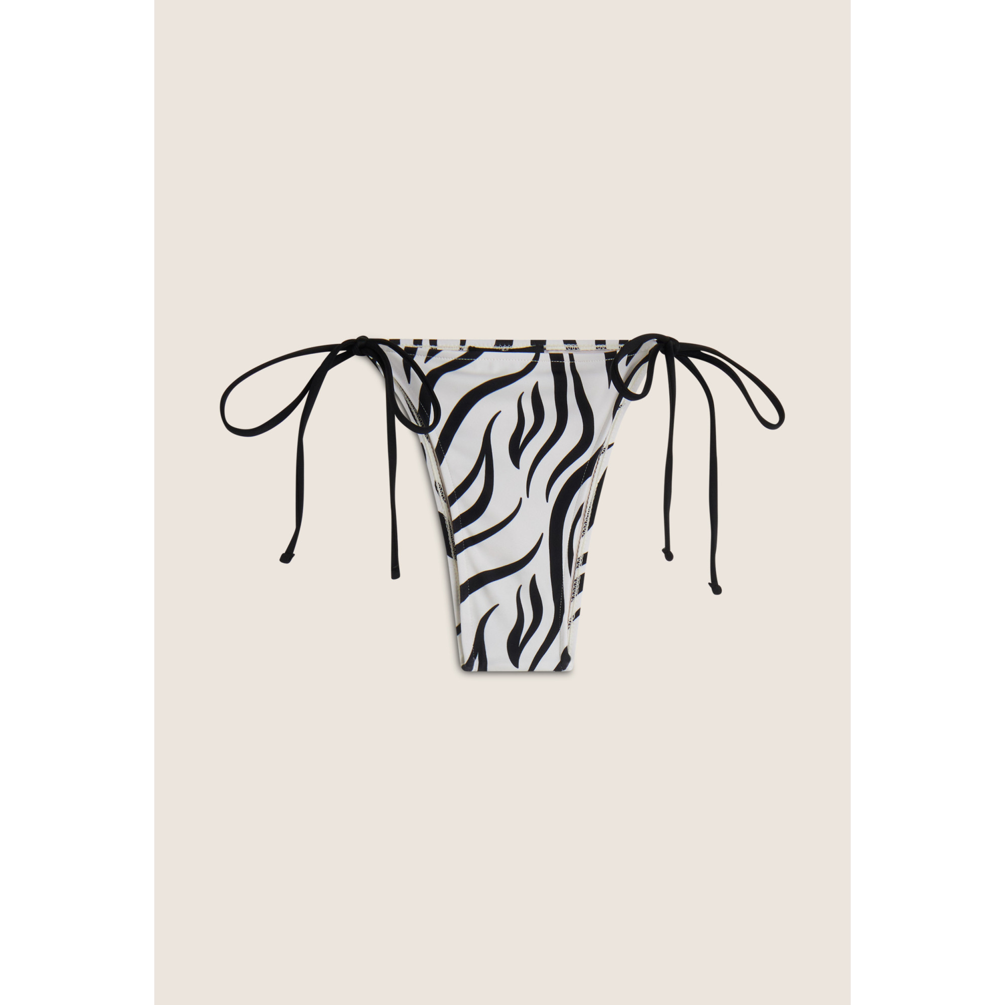 Freddy String-Bikinihose mit Zebramuster - ZEBRA