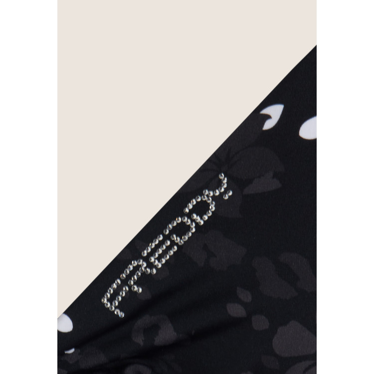 Freddy Triangel-Bikinioberteil mit Blumenmuster - BLACK