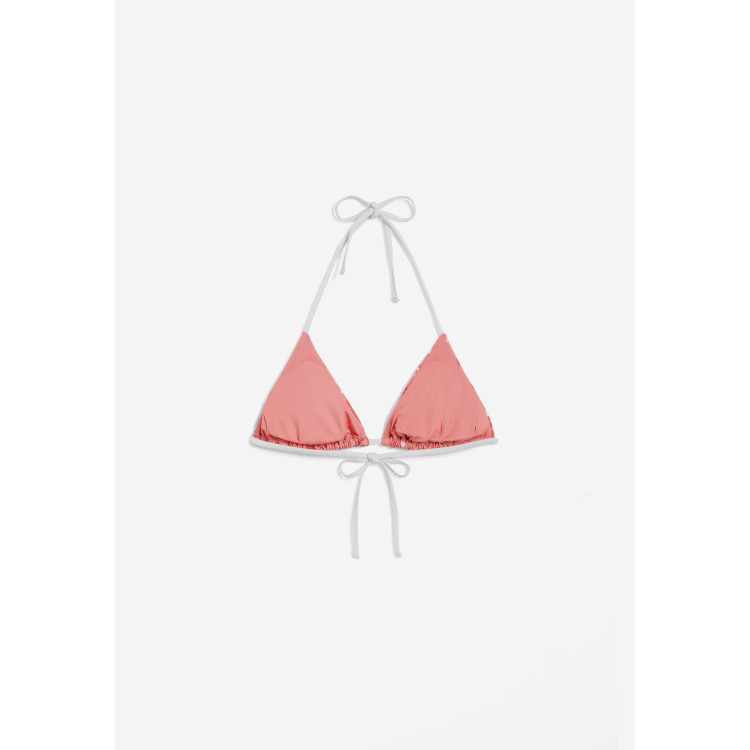 Freddy Triangel-Bikinioberteil mit Blumenmuster - CORAL