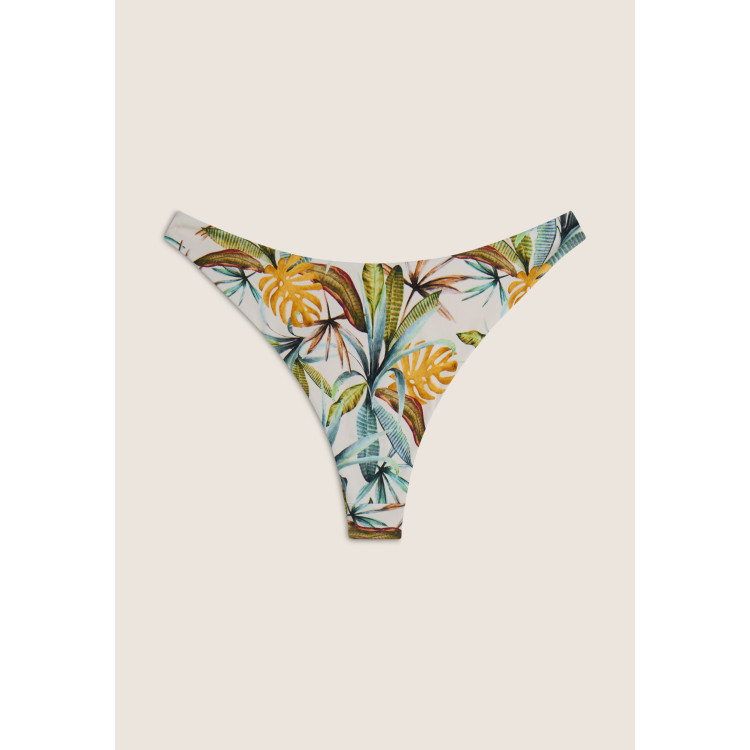 Freddy Bikinihose mit tropischem Print - SAND