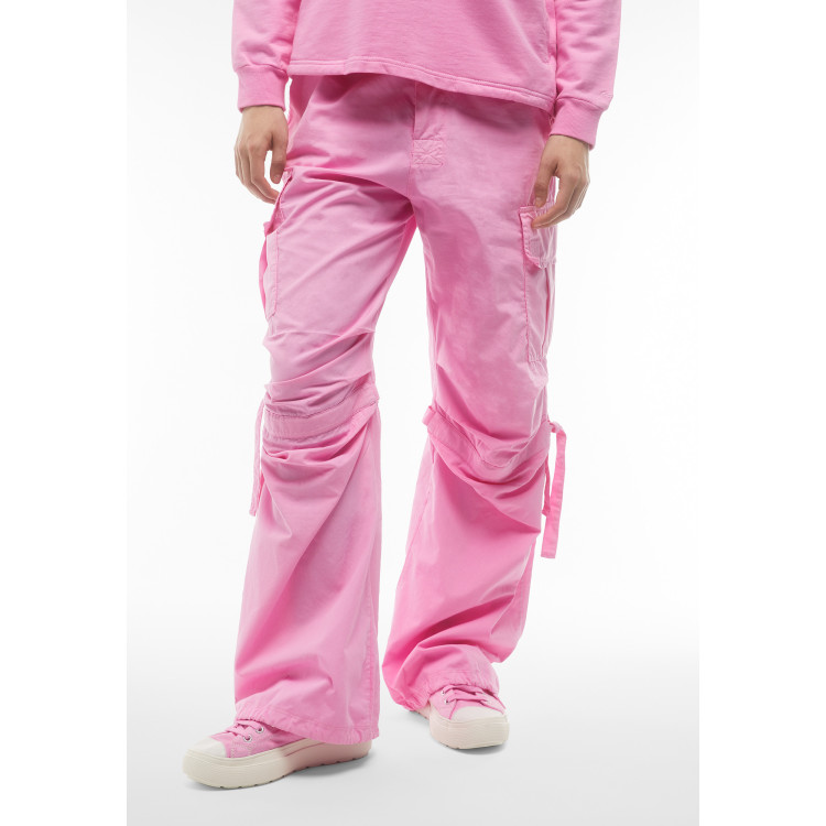 Freddy Cargo Pants - Garment Dyed - Pink