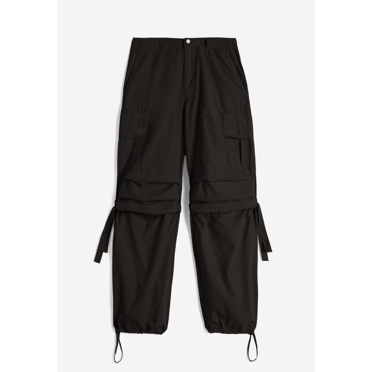 Freddy Cargo Pants - Garment Dyed - Black