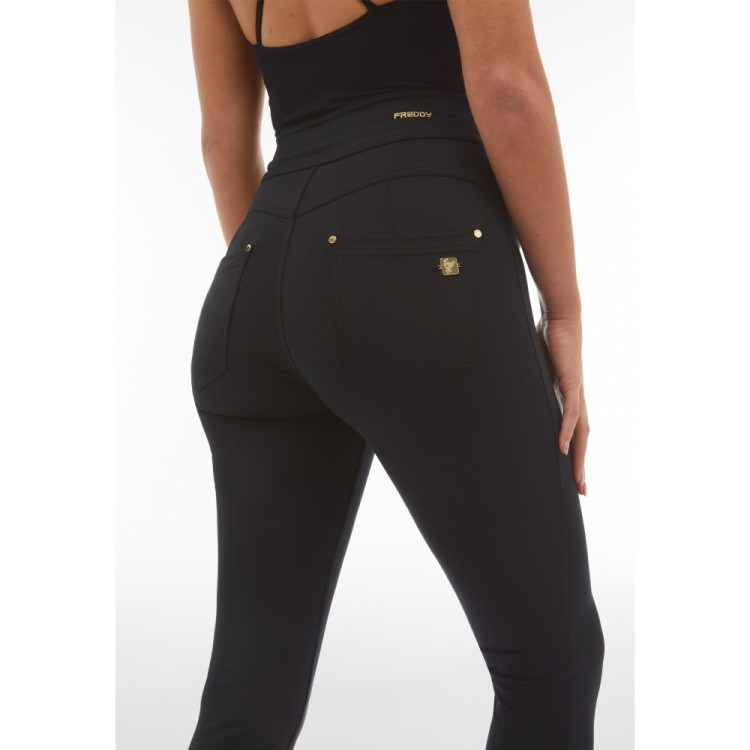 Freddy N.O.W.® Yoga D.I.W.O.® Plus Pants - Super High Waist Skinny - N - Black