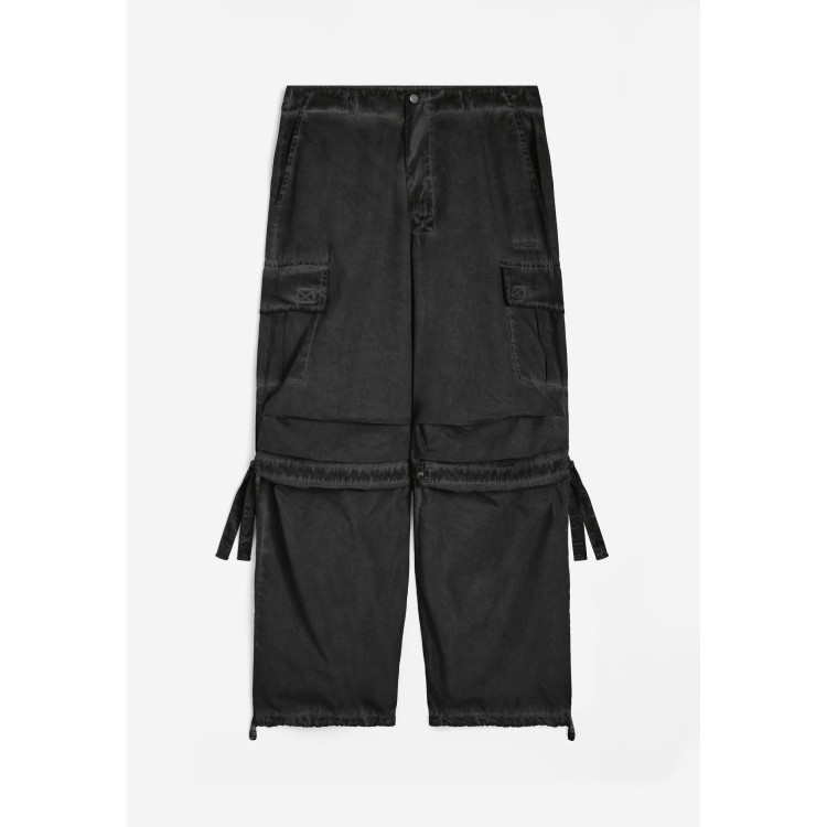 Freddy Cargo Pants - Cold Dyed - Black