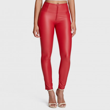 WR.UP® Ecoleather - High Waist Skinny - R68 - Red