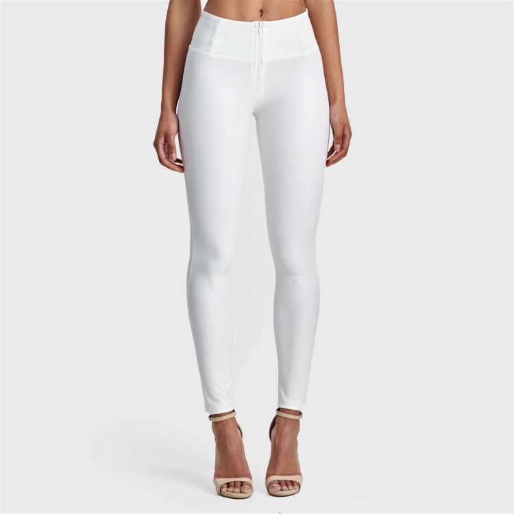 Freddy WR.UP® Eco Vegan Leather - High Waist Super Skinny - W0 - White