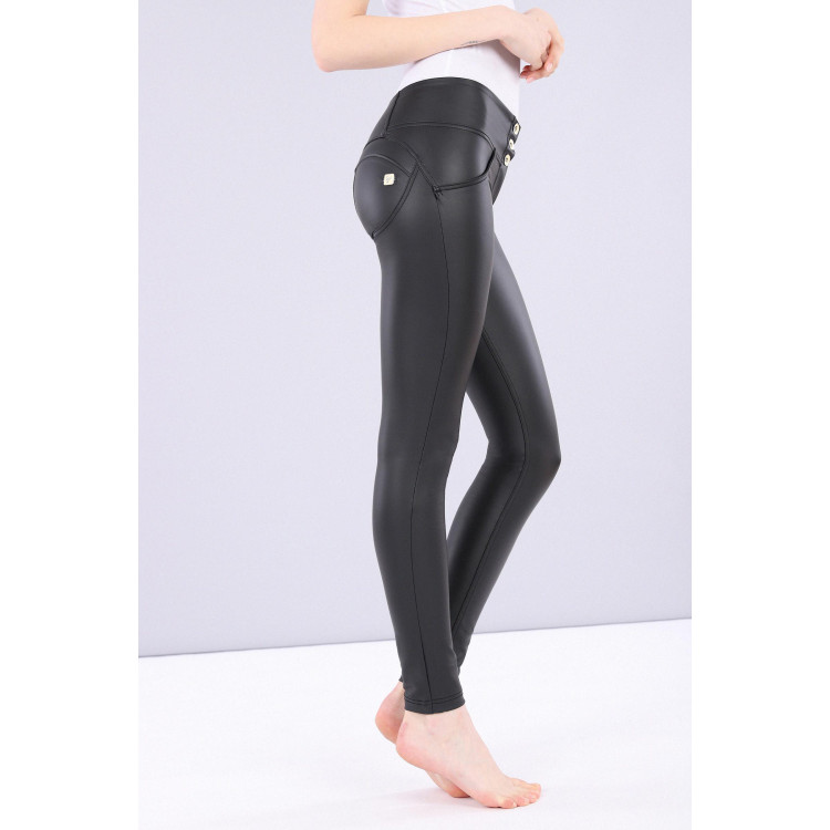 WR.UP Ecoleather - Mid Waist Skinny - N0 - Black