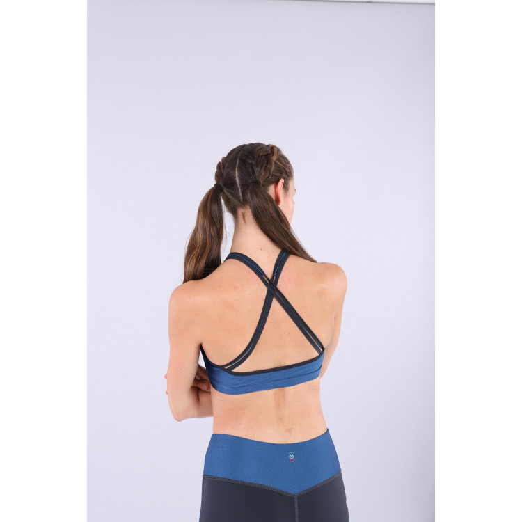 Bio D.I.W.O.® Yoga Top - Made in Italy - B107B - Blå