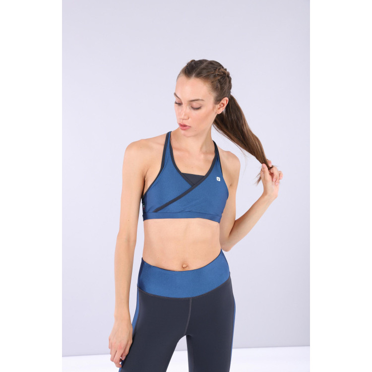 Bio D.I.W.O.® Yoga Top - Made in Italy - B107B - Blå