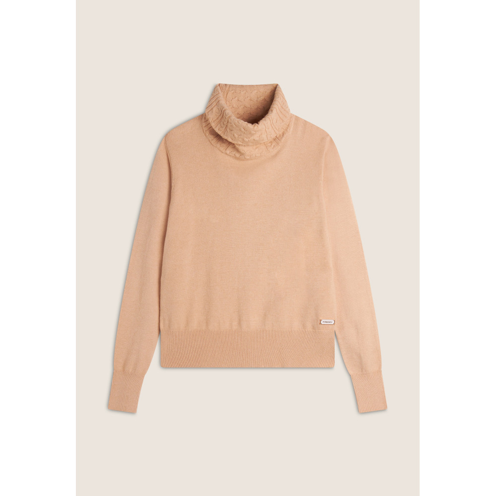 Freddy Turtleneck - Beige - M108