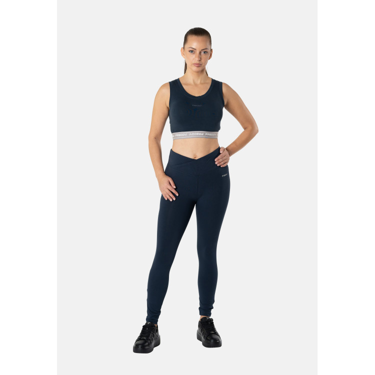 Freddy WR.UP® Yoga Pants - 7/8 High Waist Super Skinny - B94 - Dark Blue