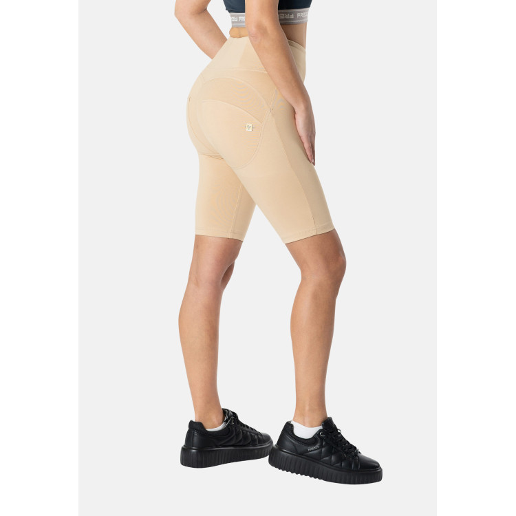 Freddy WR.UP® Push-Up Biker Shorts - High Waist - Beige