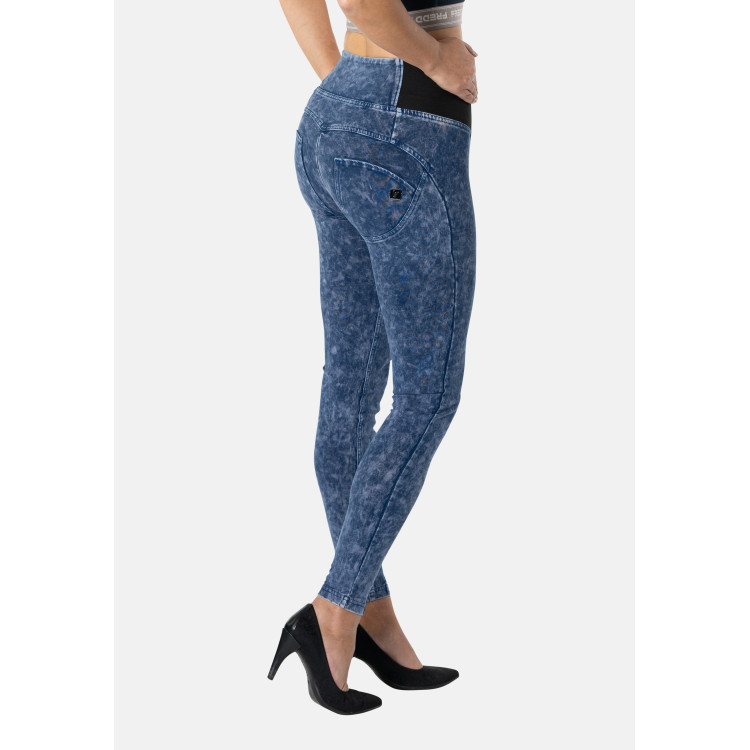 Freddy WR.UP® Push-Up Pants - High Waist Super Skinny - Elastic Waistband - B57 - Dark Blue