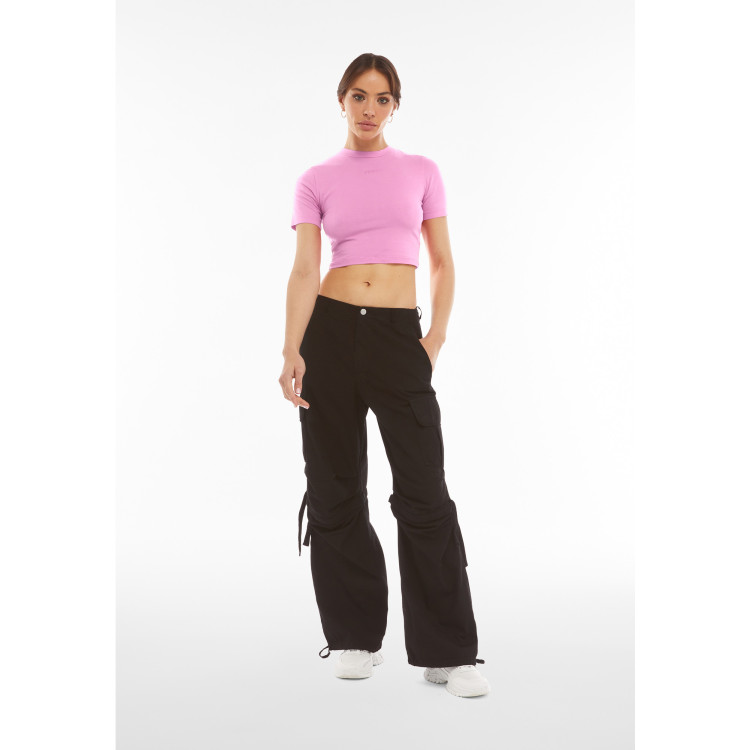 Freddy Slim-Fit Crop Top - Garment-Dyed - Pink