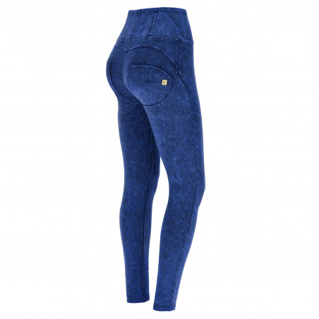 WR.UP® Push-Up Pants - High Waist Super Skinny - Acid-Washed - B57 - Dark Blue