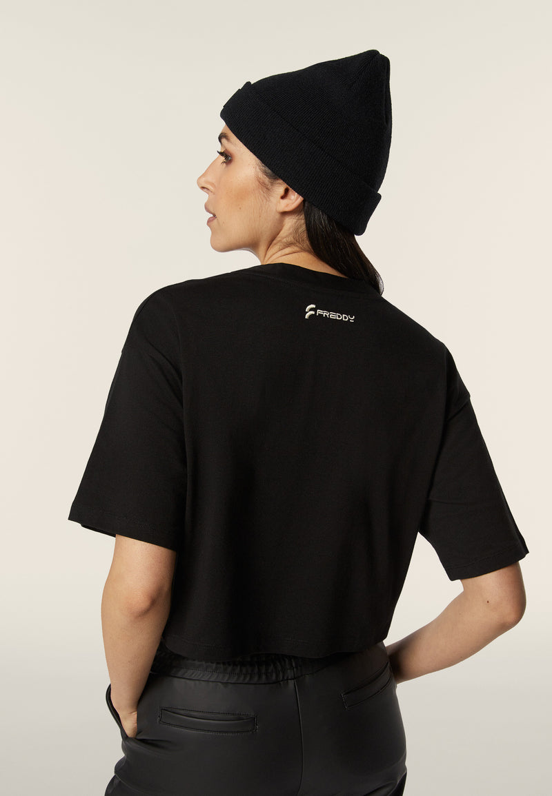 Freddy x Snoopy Cropped T-Shirt