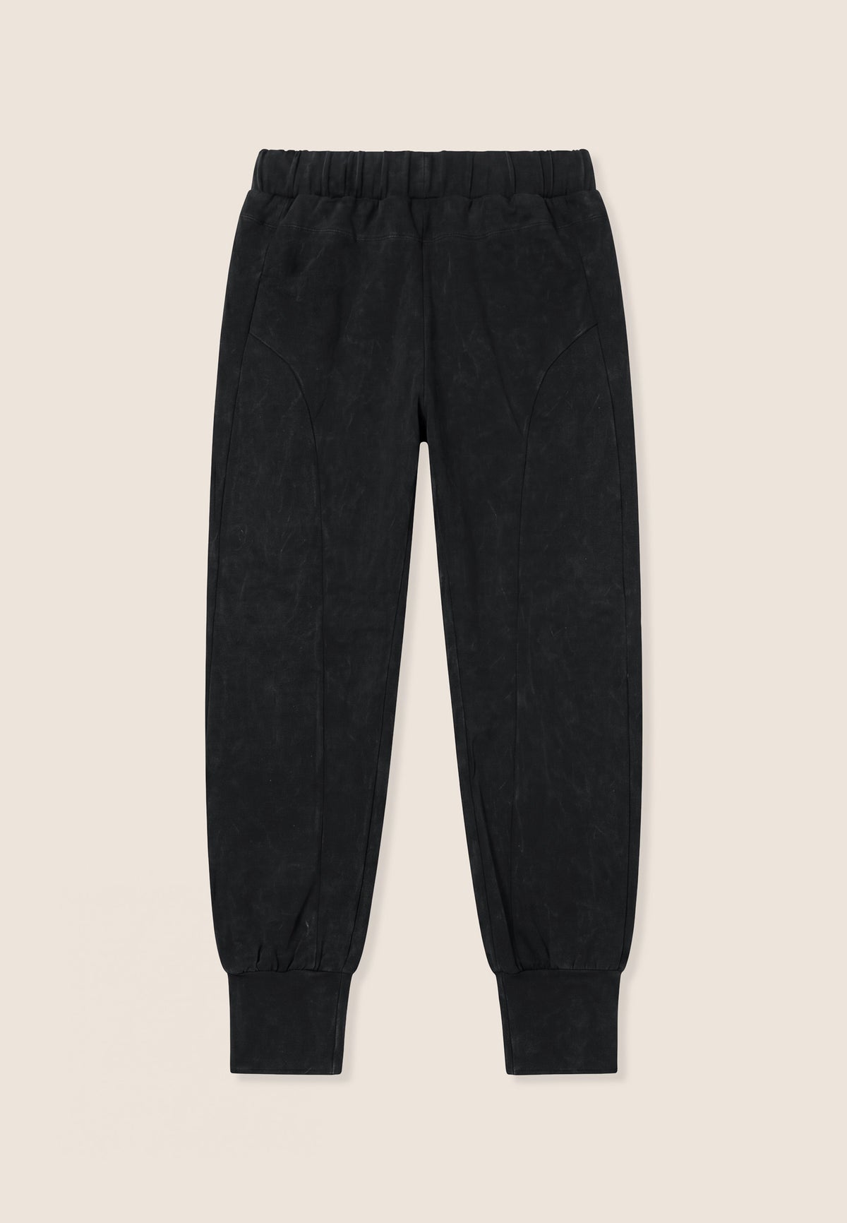 Washed joggers with 50 Years of Movement patch - Black
