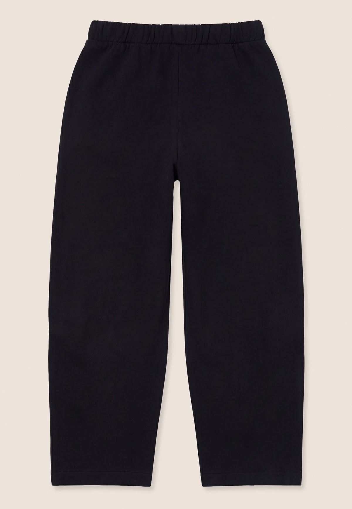 Fleece balloon trousers with faded effect - Black