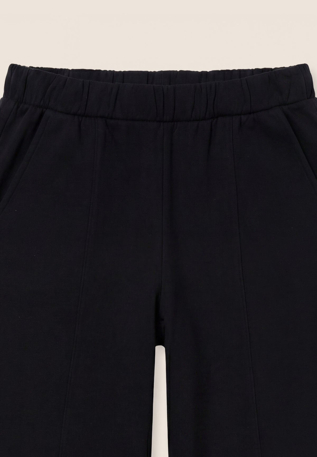 Fleece balloon trousers with faded effect - Black
