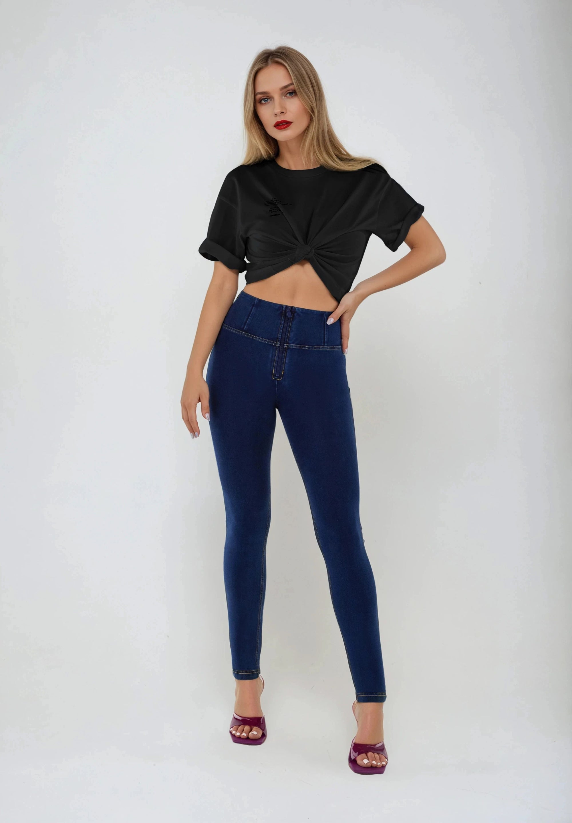 Freddy Damen Push-Up Jeans High Waist Super Skinny