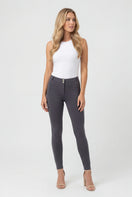 WR.UP Push-Up High Waist Skinny Pants - Pewter Gray