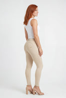 WR.UP Push-Up High Waist Skinny Pants - Rainy Day Beige